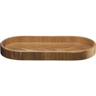 ASA Selection Tablett Wood Oval 23 x 11 cm Holz Braun S (Small)