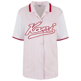 Karl Kani Karohemd Karl Kani Damen KW223-045-1 Varsity Stripe Baseball Shirt (1-tlg) S