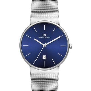 Danish Design Herren Analog Quarz Uhr mit Edelstahl Armband 3314517