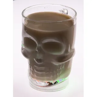 LED-Highlights Led Becher Totenkopf 350 ml Farbwechsel Bunt Blinkend Leuchtbecher Cocktailglas Kunststoff Leuchtglas Led Trinkglas