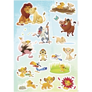 Komar Deko-Sticker Lion King Wildlife 50 x 70 cm gerollt