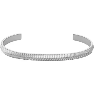 Fossil Herren Armspange Edelstahl silber JF04566040 Größe 18