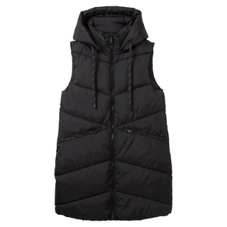 TOM TAILOR Outdoorjacke long modern vest, deep black L