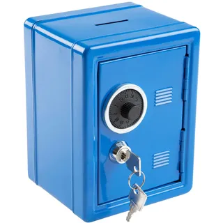 IDENA Spardose Spartresor blau,
