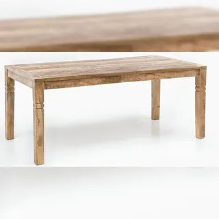 KADIMA DESIGN Rustikaler Esstisch 120 x 76 x 70 cm braun