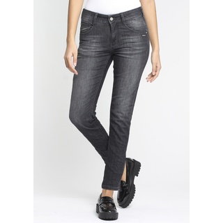 Relax-fit-Jeans GANG "94AMELIE" Gr. 26 (34), N-Gr, schwarz (universal class wash (black used)) Damen Jeans Weite