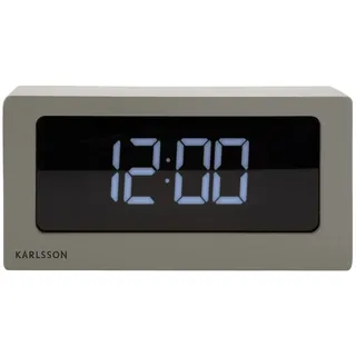 Karlsson [DL] Table Clock Boxed LED warm Grey