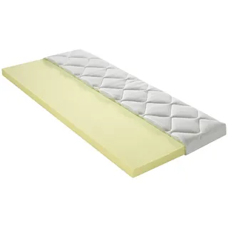 Dieter Knoll Topper, Weiß, Textil, Füllung: Hohlfaser, 100x200 cm, Austria Gütezeichen, Made in Austria, Oeko-Tex® Standard 100, Qualität aus Österreich, Über- und Sondergrößen erhältlich, Bezug abnehmbar/waschbar, für Hausstauballergiker geeignet, optimale Belüftung, verstellbare Lattenroste atmungsaktiv, schadstoffgeprüft, alternative Größen rundum abnehmbar, ohne Klebstoffe, Schlafzimmer, Matratzen Shop, Matratzenzubehör, Topper