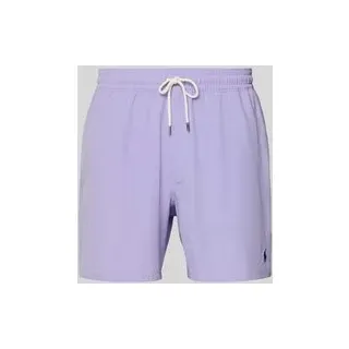 Badehose mit elastischem Bund, Flieder, XL