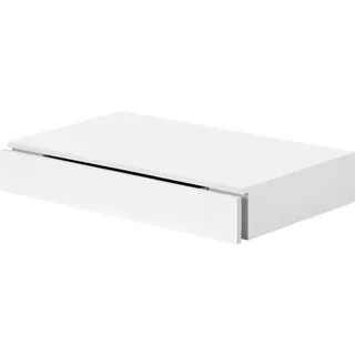 Dolle Wohnregale Cassetto Wandregal mit Schublade 48 x 28 cm Weiß