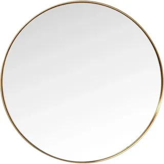KARE DESIGN Wandspiegel Curve greige Spiegel Gold Messing