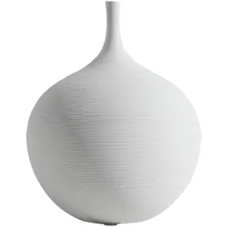 Fenteer Dekorative Vase, Kleine/Hoch Keramik Nordic Einfache Blume Zweige Vase für Tabletop Decor, Zen Natürliche Thema Blume Vase Wohnzimmer - Weiß EIN
