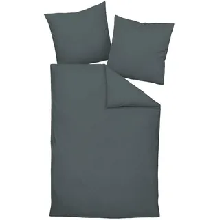 JANINE Colors 31001 anthrazit 135 x 200 cm + 80 x 80 cm