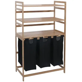 MCW Wäschesammler Braun, schwarz