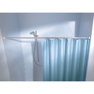 Kleine Wolke Federstange für Duschvorhänge 125 - 220 cm / Ø 2,5 cm / chrom