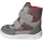 Klettstiefel grau/rot 29