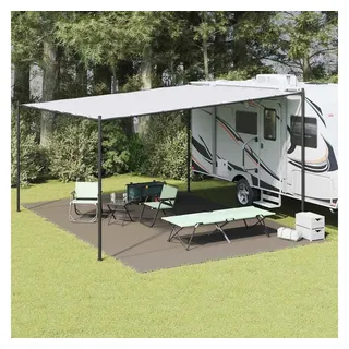 vidaXL Zeltteppich Hellgrau 600 x 250 cm Polyethylen