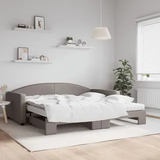 vidaXL Tagesbett 100 x 200 cm Schwarz