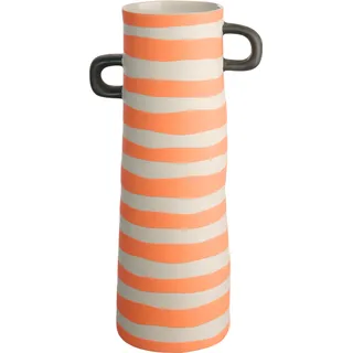 ASA rayu Vase orange gestreift 28 cm