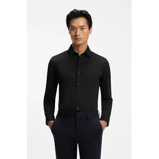 Boss Slim fit Businesshemd mit Performance-Stretch schwarz 44