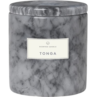 Blomus Marmor Duftkerze -FRABLE- Farbe Sharkskin Duft Tonga