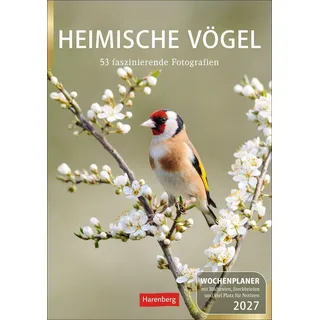 Harenberg Heimische Vögel Wochenplaner 2027 Weiß