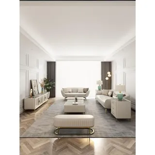 Xlmoebel Polstergarnitur Design Sofa Couch Garnitur 3+2 Sitz Wohnlandschaft, (2-tlg), Made in Europa weiß
