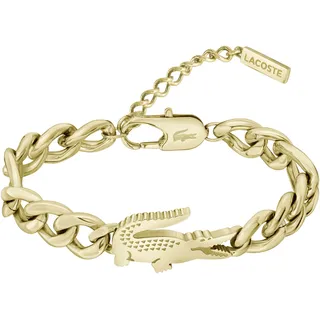 Lacoste CROCODILE Armkette goldfarben 19 cm