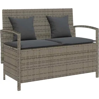 vidaXL Gartenbank 113 x 57 x 87 cm Grau