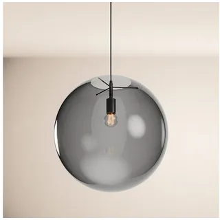s.luce Orb 5-flg. Ø 50 cm rund schwarz/rauch