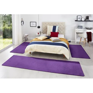 HANSE HOME Fancy Teppichläufer 3 St. 67 x 240 cm lila