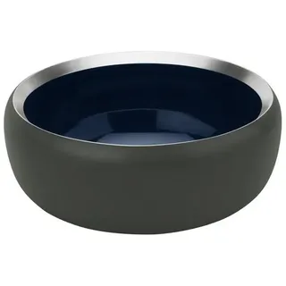 Stelton Obstschale Ora Mitternachtsblau 15 cm, Edelstahl mit Pulverbeschichtung blau