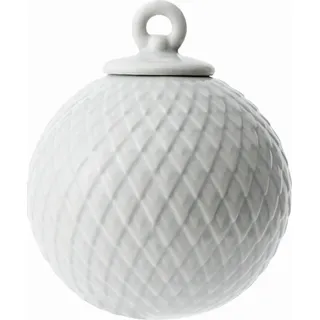 Rhombe Weihnachtskugel grey