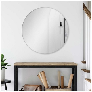 PHOTOLINI Spiegel ohne Rahmen, eleganter Wandspiegel im modernen Design Rund - Ø 70 cm x 70 cm x 70 cm x 0.4 cm