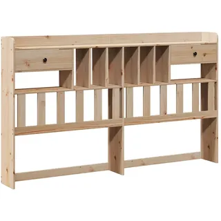 vidaXL Kopfteil mit Stauraum 180 cm Massivholz Kiefer