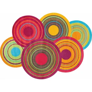 Wash+Dry Cosmic Colours Teppich 140 x 200 cm Mehrfarbig