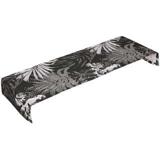 GO-DE Tischläufer Lara (1-tlg), LxB: ca. 120x40 cm, UV-beständig schwarz