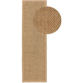 benuta Greta Sisalteppich 70 x 300 cm Beige/Weiß