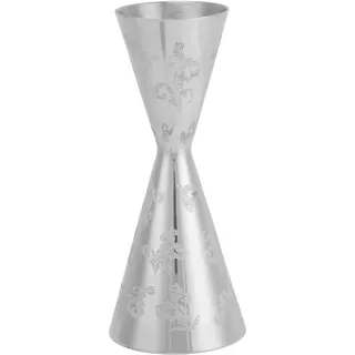 Barkeeping Jigger Cup, Jigger Leaves Stripe für Bar Edelstahl Jigger 30 ml 60 ml
