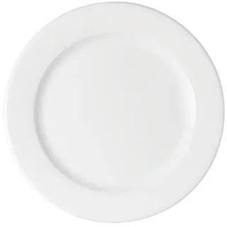 Bauscher 12 Stück, Teller flach 1030-17 cm, Serie Maitre weiß