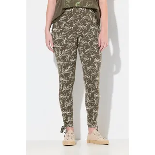 Ulla Popken Leggings in khakibraun | Gr.: 50-52