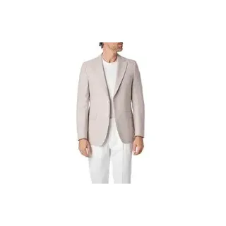 BOSS Black Herren Sakko beige Baumwolle-Leinen meliert, beige, Frühjahr/Sommer 2026