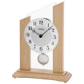 Moderne Tischuhr mit Quartzwerk, batteriebetrieben - Modern Style - AMS -Quartzpendel-Tischuhr 23cm- T1171