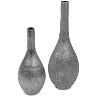 formano Bodenvase Antik, Farbe: Silber, Höhe: 80cm silberfarben