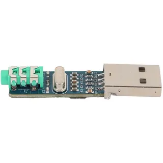 Ubric USB-Soundkarte Analoge DAC-Dekodierplatine, Mini PCM2704 USB-Soundkarte DAC-Dekodierplatine DV 5V