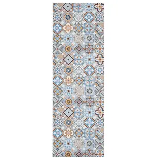 Andiamo Marrakesch Küchenläufer 50 x 150 cm blau/grau