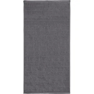 KLEINE WOLKE Via Handtuch 50 x 100 cm grau