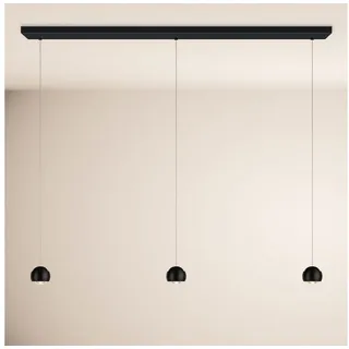 s.luce Pendelleuchte Beam LED Esstisch-Pendelleuchte Balken 160cm Schwarz, Warmweiß schwarz