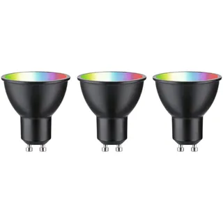 Paulmann Smart Home Zigbee LED Reflektor GU10 4.8W RGBW+ Schwarz matt