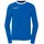 Langarmshirt Royal/Weiß XXL